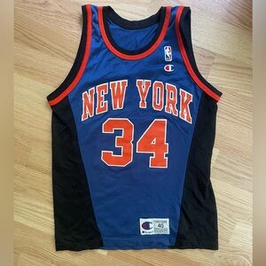 Champion New York Blue and Orange Jersey